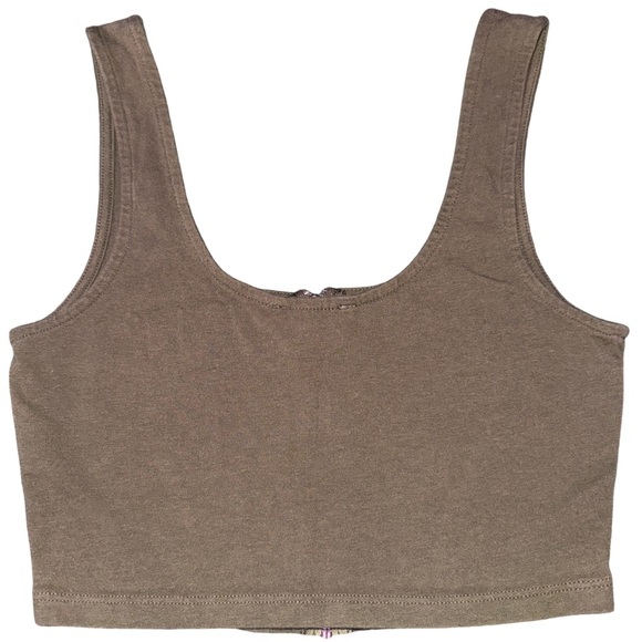 2/$7 Zip up crop top - Picture 4 of 5